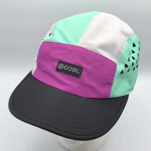 Coal Accessories - Coal The Provo UPF Tech 5 Panel Cap Adjustablek Running Hiking Camping Hat